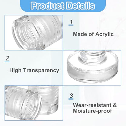 uxcell 4Pcs Sign Standoff Screws, 1/2" x 11/16" Acrylic Wall Standoff Mount Hardware Advertising Glass Standoff Nail Acrylic Nail for Hanging Acrylic Picture Frame Panel Sign - size: 1/2" x 11/16"
