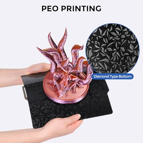 Double Sided PEO PET Build Plate for Bambu Lab A1/P1P/X1C/X1/X1E/P1S - size: 257*257mm