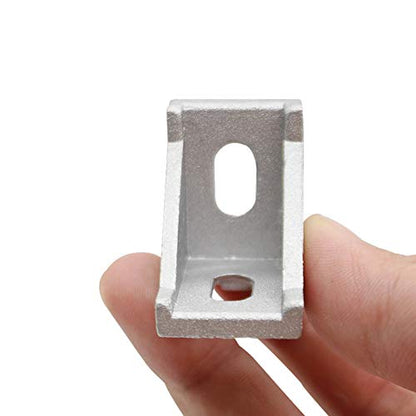 10 Set 1010 Aluminum Extrusion Hardware Accessories Corner Brackets - style: 10 sets brackets with m6