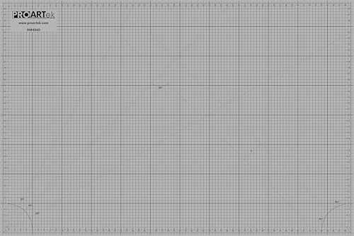 Proartek PK00078 Professional Cutting Mat, HM4060, 40 x 60 Inches; Self-Healing, Double-Sided Blue/Gray Mat for Quilting, Sewing, Hobbies & Crafting - size: 60"L x 40"W