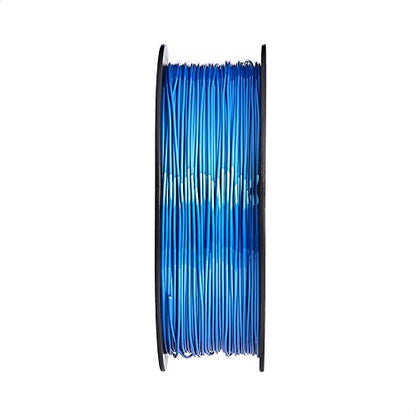 Amazon Basics Silk PLA 3D Printer Filament, 1.75mm, 1 kg Spool (2.2 lbs), Blue, for FDM 3D Printers, No Heat Bed Required - color: Blue