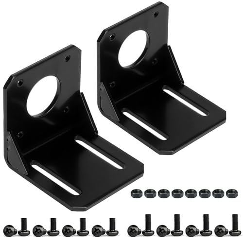 2PCS NEMA 17 Stepper Motor Mounting Bracket Kit, 42mm Steel - size: Nema 17