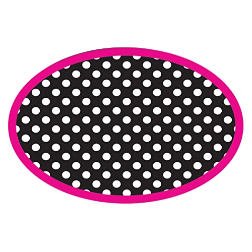 Ashley Productions Dots Magnetic Whiteboard Erasers - color: Black & White Dots, size: Pack of 1