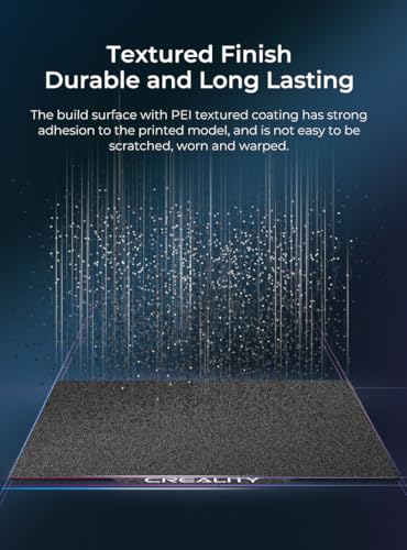 Creality Double-Sided PEI Plate Kit 235 * 235mm, 3D Printer Spring Steel Magnetic Bed Platform for Creality K1/Ender 5 S1/Ender 3/Ender 3 Pro/Ender 3 V2/Ender 3 S1 Pro/Ender 3 Neo, Black - style: Double-Sided 235*235mm