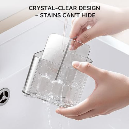3 Slots Detachable Toothbrush Holders Wall Mounted for Bathrooms - color: Grey