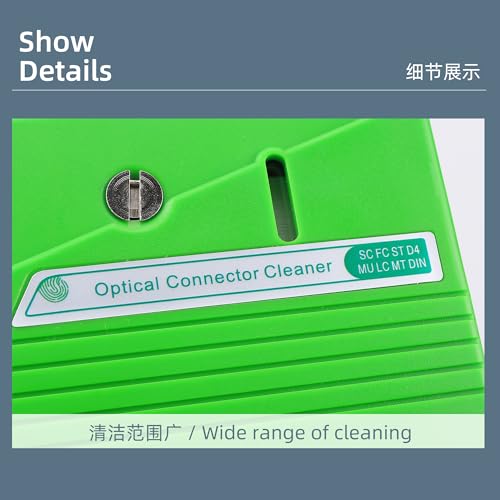 Fiber Optic Microscope dust-Free Paper 1.25MM/2.5MM Cleaning Pens Fiber Optic Cleaning Box for SC/LC/FC/ST Connections Fiber Optic Cleaning Kit - size: 1PCS, style: Cleaning kit No.5