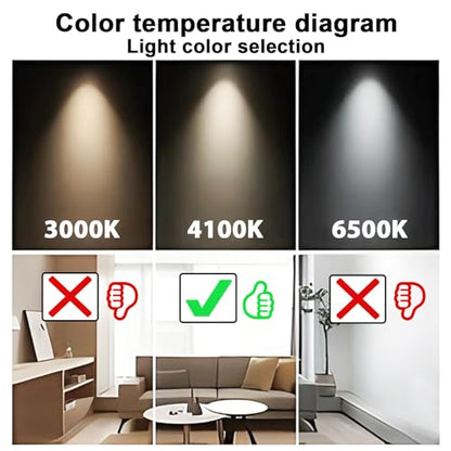Konideke 8 Pack 24 inch F17T8/841 17 Watts Light Bulb, 2 Foot Straight Fluorescent Tube T8 Tube Light, 4100K Cool White 1400 Lumen G13 Medium Bi-Pin Cap 8 Count - color: Cool White, size: 8 Count-17W