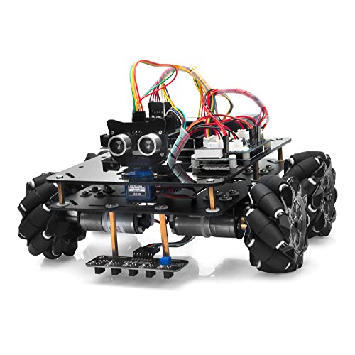 OSOYOO Omni-Directional Mecanum Wheel Robot Car Kit for Arduino STEM Coding Platform