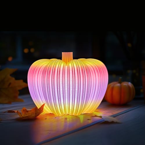 iSANMATE Rapid Translucent PLA Filament 1.75mm, Multicolor Rainbow PLA, Dimensional Accuracy ±0.02mm, 1kg Spool-Autumn Pumpkin - color: B- Clear-autumn Pumpkin