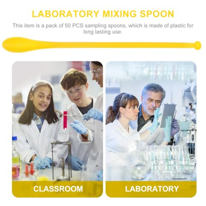 Mobestech Plastic Sampling Spoons 20X1.5X0.1cm Pack of 50 pcs