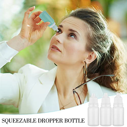 TrelaCo 300 Pcs 10ml Plastic Dropper Bottles Bulk, Clear - color: White, size: 10ml