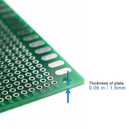Double Sided PCB Board,D DZRCOXI Large PCB Circuit Board Protoboard 3PCS 12X18CM for DIY Soldering Electronic Projects Compatible with Arduino Kits (12X18CM-3Pcs) - style: 12X18CM-3Pcs