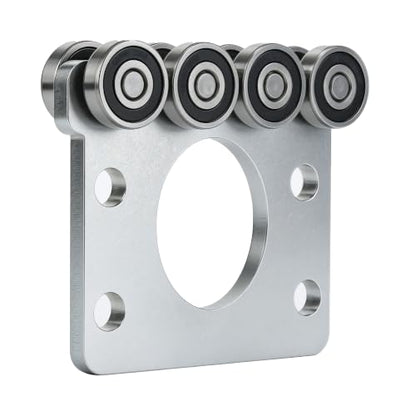 8 Wheel Trolley Assembly Rollers.Bearing Trolley Assembly.The top of the Trolley has Room for Set Screws, Allowing the use of a 1-5/8" high Strut Channel - style: D-8Wheel Trolley 1pcs