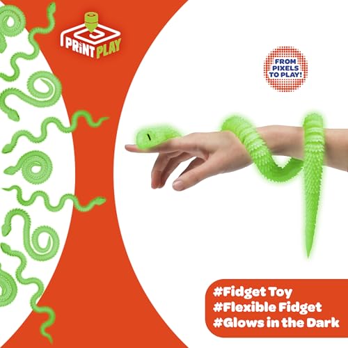 Born to Print 3D Printed Animal Fidget Toy - style: Snake
