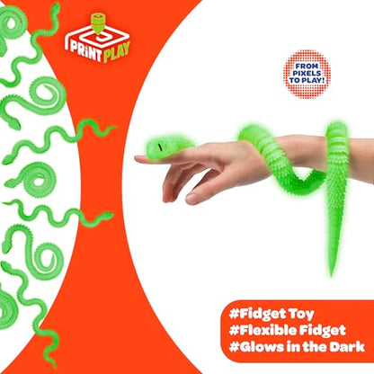 Born to Print 3D Printed Animal Fidget Toy - style: Snake