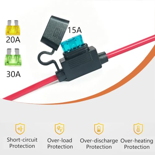 10AWG Battery Alligator Clips,SAE Quick Release Adapter to Alligator Clips with 2FT,SAE Clip Connectors Extension Charging Cable for Cars Motorcycles(NEW) - size: 10AWG Alligator Clip NEW to SAE