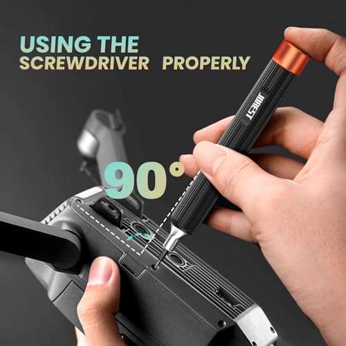 JOREST 32-In-1 Small Precision Screwdriver Set Magnetic, Eyeglass Repair Kit, Gadgets Gifts for Men, Multi Bit Mini Screwdriver with Torx Bits for Electronics, Glasses, PS5/4, Camera, Phone, Laptop - style: Black & Orange Contrast