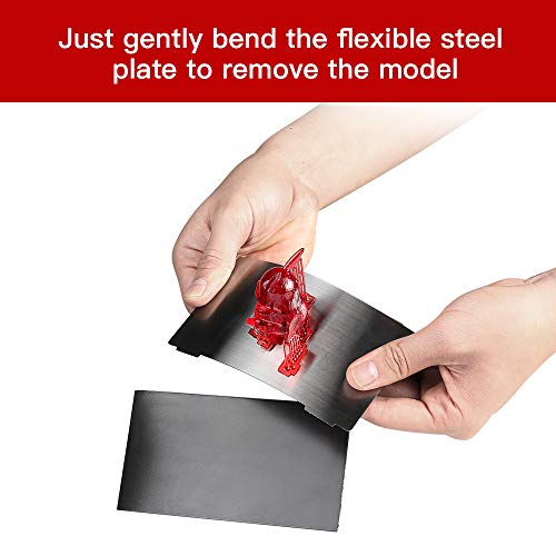 Sovol 2 Pack Resin 3D Printer Flex Spring Steel Building Plate 160x96mm - size: Mars 4/5 Ultra (160x96mm)