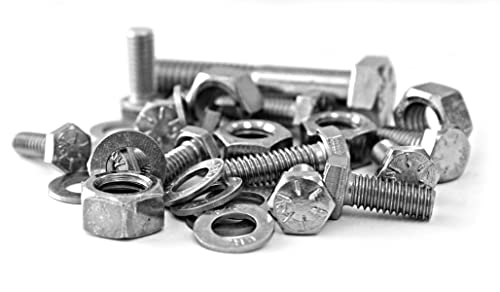 1035 Piece Metric 10.9 Coarse Nut Bolt and Washer Assortment with 30 Stackable Plastic Bins
