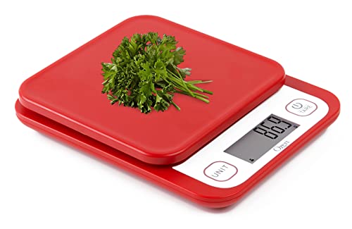 Ozeri® Garden and Kitchen Scale II with 420 Variable Graduation Technology® - color: Red
