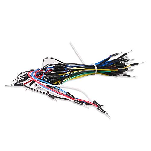 DORHEA 260pcs Solderless Flexible Breadboard Jumper Wires Cable Male to Male Compatible with Arduino Breadboard and Circuit Board -4 Pack - color: 260pcs jumper wires