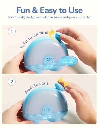 Timer Pal, Rainbow Visual Timer for Kids/Adults, 0-99 Minutes Light Timer - color: Blue