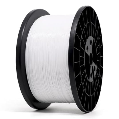 EONO White PETG Filament 1.75mm 5KG Bulk, Professional 3D Printer Filament - color: White Petg 5kg