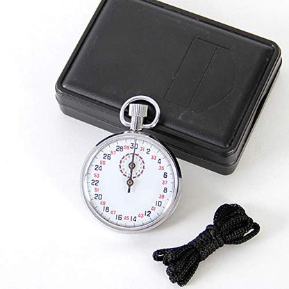 Mechanical Stop Watch, Digital Sports Stopwatch Timer, SXJ504 Sports Stopwatch Timer with Storage Box for Sports Referee Count Timer, Handheld Sports Chronograph for Sports Coaches Fitness