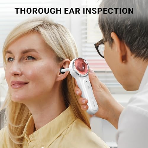 Digital Otoscope Set with 1.85" IPS Screen and LED Lights Ear Scope 720P HD