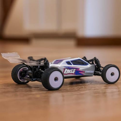 Losi Micro-B 2 Wheel Drive Buggy Silver RTR LOS00007T2 - color: Silver
