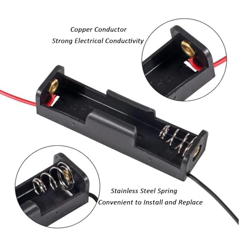 8pcs AA Battery Holder 2pcs Single AA Battery Holder 2pcs 2X 1.5V 2 AA Battery Holder 2pcs 3 AA Battery Holder with Wires 2pcs 4X 1.5V 4 AA Battery Holder - size: AA Battery Holder Sets