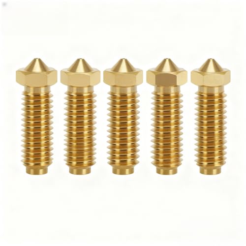 4 Pack 0.2mm 0.6mm 0.8mm 1.0mm+ 4 Pack 0.4mm Brass Nozzle for Anycubic kobra2, Upgrade Nozzle High Temperature Resistant High Precision 3D Printer Parts(8 Pack)