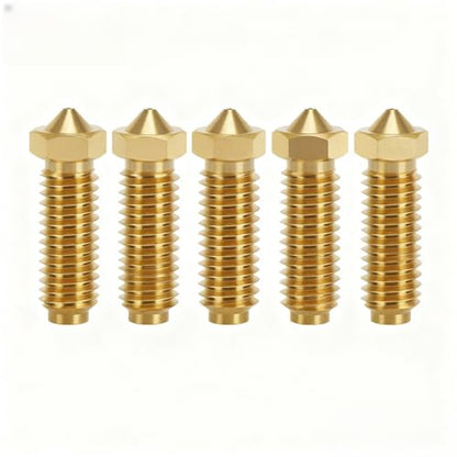4 Pack 0.2mm 0.6mm 0.8mm 1.0mm+ 4 Pack 0.4mm Brass Nozzle for Anycubic kobra2, Upgrade Nozzle High Temperature Resistant High Precision 3D Printer Parts(8 Pack)