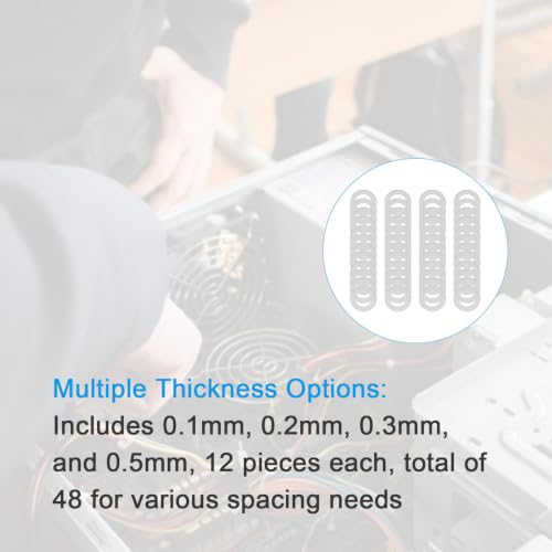 M6x10mm Thin Spacer Washer Set for Robotics Electronics Assembly - size: M6X10