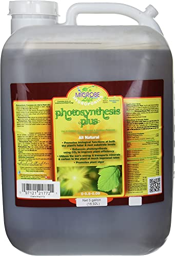Microbe Life Hydroponics Premium Photosynthesis Plus to Grow Fruits, Vegetables, and Herbs, The Best Professional Big Bud Grow, Use with Any Feeding Systems Including Hydroponics or Soil, 5 Gallons - size: 5 Gallons