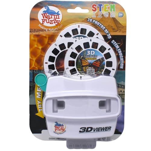 WARM FUZZY STEM 3D Viewfinder | 4 Reels & 28 Educational 3D Images - color: Stem