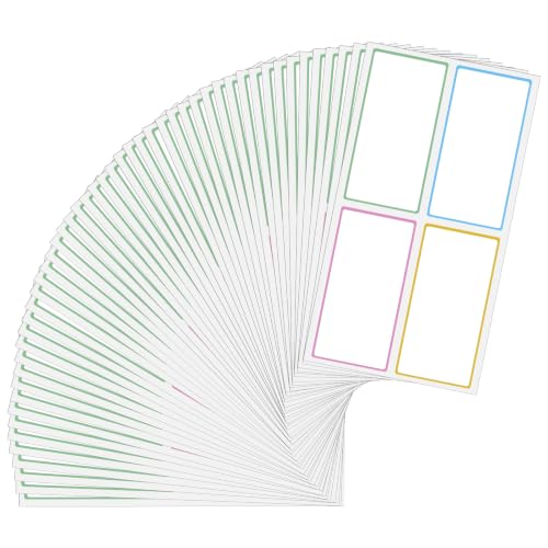 2000Pcs Dry Erase Labels, Dry Erase Stickers Self-Adhesive Name Tags