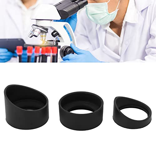 Binocular Eye Cups Replacement,Rubber Eye Cups for Binoculars,Microscope Rubber Eye Binocular Eye Cups for telescopes 3pcs Microscope Eyepiece Eyeshields Soft Rubber Eyepiece Covers for SW SM ZM