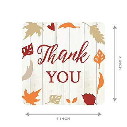 Andaz Press Fallin' in Love Autumn Fall Leaves Wedding Party Collection, Favor Box DIY Party Favors Kit, Thank You, 20-Pack