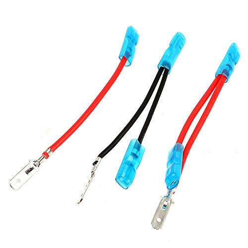FXC Rocker Switch Jumper Wires Set with Male and Female Terminal for On/Off Rocker Switch Wiring 5 pin (5 Sets)