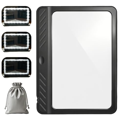 5X Magnifying Glass for Reading, Large Full Page Magnifier with Light