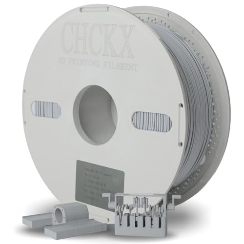 PA6-GF 10% Glass Fiber Nylon Filament 1KG Heat to 135ｰC 1.75MM Gray - color: Grey 2