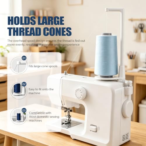Large Capacity Thread Spool Stand for Sewing Machine,Universal Spool Holder