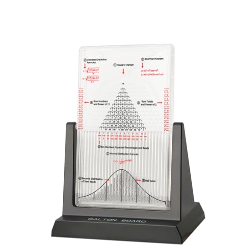 Galton Board | Probability & Statistics STEM Learning Kit for Physics Classrooms | Hands-On Math Teaching Aid with 2800 Steel Beads | Teacher & Homeschool Resource