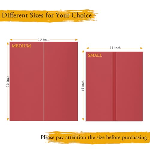 AKONEGE 3PCS Small Trifold Poster Board, 21 x 14 Inches Red Corrugated Cardboards Tri Fold Poster Boards for School Projects, Science Fair, Business Presentations, Exhibitions, Event Display - color: Red, size: Small-21 X 14 inches