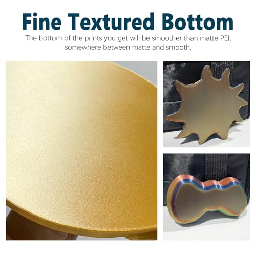OMG Cool Plate for Snapmaker U1 Texture PEI Glacier Plate 270x270mm Double-Sided Printing Platform, Flexible and Detachable Heatingbed Made of Spring Steel for Snapmaker U1 3D Printer Parts - color: Cool Plate