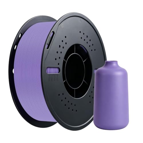 Kingroon Matte PLA Filament 1.75mm 3D Printer Filament Matte Filament 1kg Dimensional Accuracy +/- 0.02 mm (Matte Purple) - color: Matte Purple