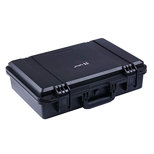 Lykus HC-4410 Waterproof Hard Case with Foam, Inner Size 15.75*10.24*3.94in - color: Black, size: HC-4410
