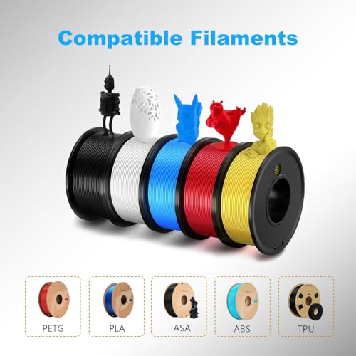 6-Pcs 3D Printer Hotend Silicone Sock for Flashforge Adventurer 5M / 5M Pro (AD5M), Heater Block Silicone Cover High Temperature Resistant up to 300°C, Precision Fit for AD5M Series Hot End - size: Silicone Sock for AD5X