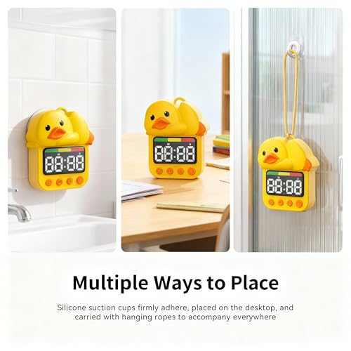 Doli Yearning Kids Shower Timer Waterproof for Bathroom Duck Timer